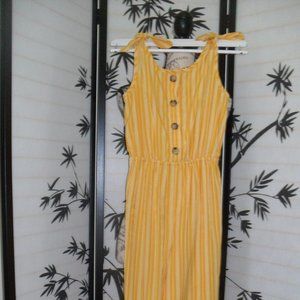 Girls golden pant jumper